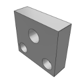 BE09 - Positioning and adjusting screw block - side countersunk hole type