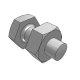 BE42 - Adjusting screw assembly - adjusting bolt - Hexagon bolt type