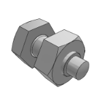 BE43 - Adjusting screw assembly - adjusting bolt - thread front end ball joint standard