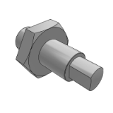 BE44 - Adjusting screw assembly - adjusting bolt - Hexagon socket front flat type