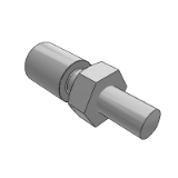 BE46 - Adjusting screw assembly - adjusting bolt - knurled knob adjusting screw