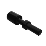 BE47 - Adjusting screw assembly - adjusting bolt - hexagonal knurled knob type