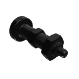 BG09 - Knob plunger - handle knurled - coarse thread type / fine thread type