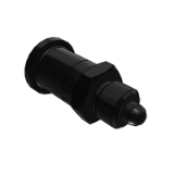 BG11B - Knob plunger - threaded part short aluminum alloy knob - self-locking type