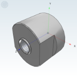 BD29EF_EN - Rotating shaft - two ends of the step, one end of the external thread, standard type