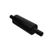 BB18L - 圆形支柱-嵌入型-两端外螺纹-扳手槽指定型