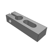 BB66F - Waist shaped hole pattern of pillar fixing clip