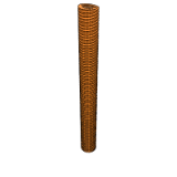 LN05SW - Rectangular spring - Medium compression spring · orange