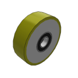 CB02 - Polyurethane thickness optional roller / bearing type / bearingless type / straight column type / circular arc type