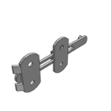 LA07JL - Mechanical guard - stainless steel door lock