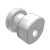 EC02BC - Floating joint · Simple connection type · Round head internal thread type