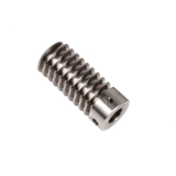 W/WH/ZW 1 - Worm with bore - Steel or machined plastic - Module 1.0 - Pitch 3.142mm