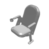 Chair-Hussey-Quattro-Designer-3D-Metric