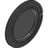Centering Ring with Fine Filter, aluminumstainless steel