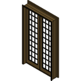 Door Inswing 2 Panel French Inactive Active Custom Wood