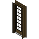 Door Outswing 1 Panel Sidelight Atationary Siteline