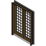 Door Outswing 2 Panel Grench Active Active Custom Wood Epic Clad