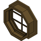 Window Casement Geo Octagon In Sash Custom Wood