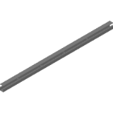 Licatec cable channel 60x60 mm, PVC light gray