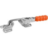 K0080 - Toggle clamps latch horizontal with catch plate