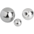 K0650 - Botones esféricos de acero inoxidable o aluminio DIN 319