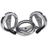 K0162 - 铝制双轮辐手轮，直轮缘