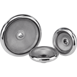 K0163 - Handwheels disc similar to DIN 950, aluminium