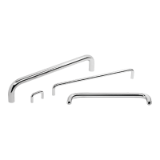 K1799 - Empuñaduras curvas de acero redondas