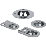 K0672 - Discos para pies regulables de acero o acero inoxidable