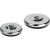 K0673 - Kruhové základny ke stavitelným nožkám s pryžovou dosedací plochou z oceli nebo z nerezové oceli