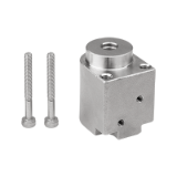 K1741 - Locating fixtures flange stainless steel, pneumatic