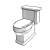Toilet Comfort Height Aquapiston Tresham k3981