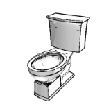 Toilet Comfort Height Archer 3551