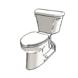 Toilet Comfort Height Pressure Lite Barrington k3578x