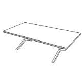 Table Funk Rectangle