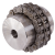 MAE-KETTEN-KPL - Chain Couplings, Steel, with double-strand chain DIN ISO 606