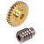 MAE-PSRS-AA-17MM - Precision Worm Gear Sets - Right Hand (Worm Gears and Hollow Worms), Centre Distance 17mm