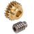 MAE-PSRS-AA-22.62MM - Precision Worm Gear Sets - Right Hand (Worm Gears and Hollow Worms), Centre Distance 22,62mm