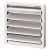 AS 20 - Airstream-operated shutter, DN 200, with galvanised grille, only suited to outgoing air