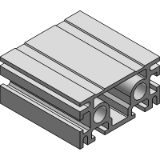 Perfil de aluminio mk 2025.32 - Perfiles de Construcción Serie 25