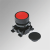 Fat push button + 2 red/black coloured disks - push button