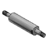 MJ-1021-3-H-85, MJ-1021-3-H-105 - Linear Shafts - One End Threaded and One End Stepped with Wrench Flats - L Selectable