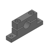 SHPTB, SHPTM, SHPTS, SHPTA - Shaft Supports - T-Shaped Split (Machined) - Standard - Height Selectable Type