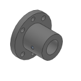 STHRBNK, STHRNK, SSTHRNK, ATHRNK - Shaft Supports - Flange Mount, Thick Holder - Dowel Hole - Round Flange