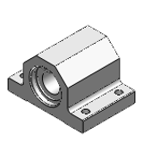LHGS - Linear Bushing and Housing Unit for Shaft Support - Single Type -