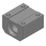 MHCAS, MHCAS-S, MHCAS-DS - Oil Free Bushing Housing Units - Wide Block Compact Type - Single