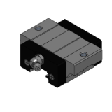 SVWTB - 中荷重用リニアガイド-樹脂リテーナ付/互換軽予圧-タップ穴付ワイドブロック