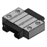 SZMB, SSZMB - Guides à glissières miniatures–Type blocs standard larges, à petit écartement interchangeable-Bloc