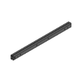 C-SRXY20 - Economy Slide rails - 3Steps 20mm - Steel Type