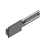 KSRM - Simplified Slide Rails - Stainless Steel, Retainer, Tapped Hole
